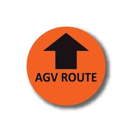 Ergomat 6in CIRCLE SIGNS - AGV Route DSV-SIGN 36 #1903 -UEN